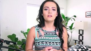 A young and charming girl is being fucked hard
