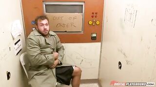 Brunette Eva Lovodi got a cum-filled surprise in her wet pussy