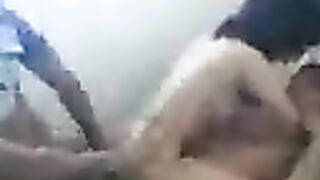 Young Asian beauty fucked by two guys in an intense threesome