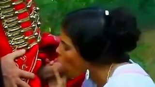 The rich nobleman's wife and daughter got some intense action outdoors