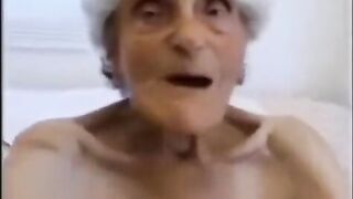 Old granny gets fucked hard in a shocking video, and he finishes too