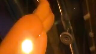 A girl is a slave to her dominatrix and pulls her wet pussy