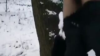The guy wants to freeze dick and pussy with girl