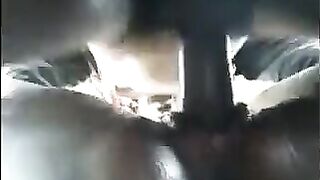 Black pussy overflows with sperm, moisture flies around