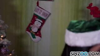 Two Snow Maidens got fucked by a Santa Claus in an intense threesome