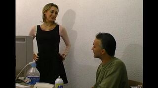An old man fucked his younger sister, who had no other way out