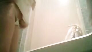 A hidden camera in the toilet catches a graduate peeing