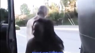 Nice cumshot on beautiful natural girlfriends' tits and big boobs
