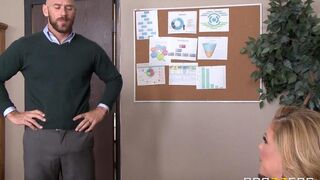 The Cherie Deville fucks with her subordinates in the office, showcasing power dynamics