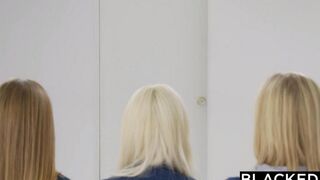 Three students serve BBCs of black-skinned guys in an intense scene