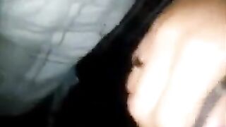 Fingered cock in the subway, then cum in his pants