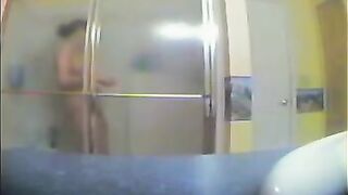 A girl took shower not knowing there was a hidden cam