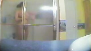 A girl took shower not knowing there was a hidden cam