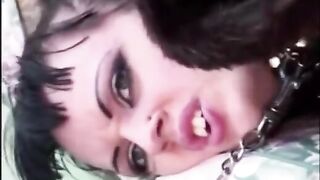 A young girl was rudely penetrated right in her fur coat