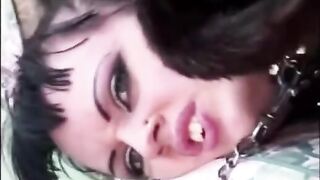 A young girl was rudely penetrated right in her fur coat