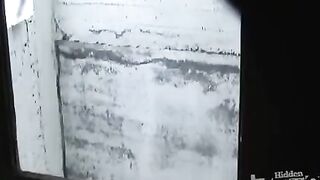 Peeping in the women's toilet from an underground perspective