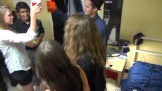 Instead of paying the debt, the girls invited the collector to their party