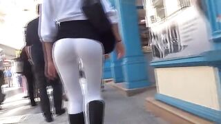 The camera tracks the juicy Argentine ass in action