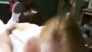 The man took the girl to the bed and put her in place