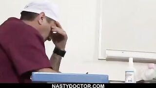 The doctor used a pussy dilator to treat the patient in this hot scene