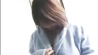Korean virgin with big tits gets fucked hard