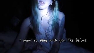 My stepsister wanted to play with me, so I had to use my dick