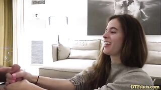 Fit slut Abbie Maley gets fucked hard by James Deen in this wild home sex tape