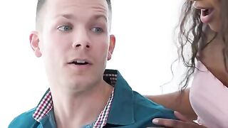 Demi Sutra takes care of her best friend’s penis before a date