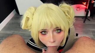 Himiko Toga got fucked after taking an exam and sucking a dick