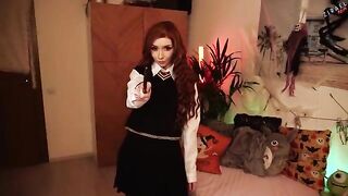 Hermione Granger gets fucked after taking a private lesson from Professor Snape