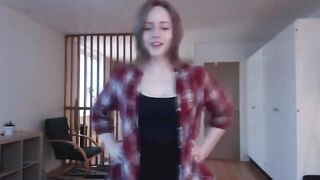 The girl could not imagine her life without a big dildo
