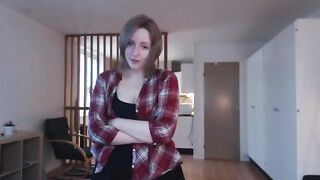 The girl could not imagine her life without a big dildo