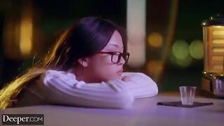 Petite beauty Lulu Chu gets her pussy filled with BBC in a sensual scene