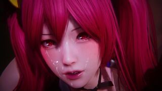 A chivalrous knight's honor is at stake in this captivating 3D animation scene