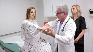 Pervert doctor fucks Ailee Anne and his assistant in a threesome