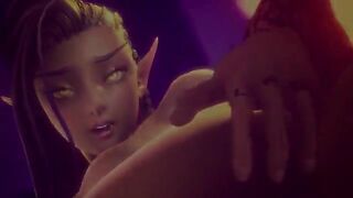 Hot sex with Elaisha in 4K at 60FPS, an incredible 3D experience