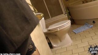 A woman has sex at home with her new boyfriend in POV style