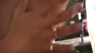 Reaches orgasm with intense sensation like a jet of water