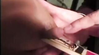 Busty girl gets tied up and slapped around in BDSM