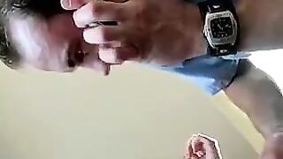Fisting sex with mobile phone shooting and remote control action