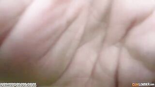 Bald guy picked up blondie and fucked her hard