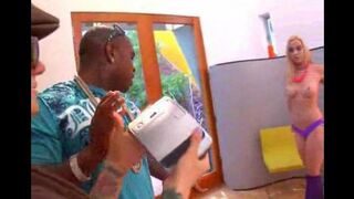 Malibu tries on samples of epic proportions in this scorching video