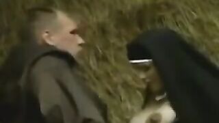 A pregnant nun is not averse to a little sinful fun