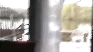 A peeping tom saw a hot girl and got a glimpse under her skirt
