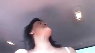 Three cool guys fucked a prostitute in the forest