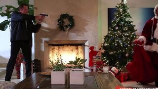 A hot woman got a great cock from Santa Claus in her stocking