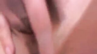 A Russian girl with beautiful tender breasts exposes them on camera