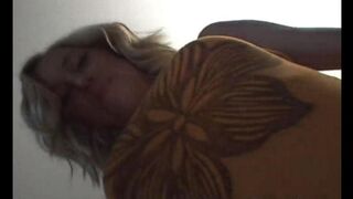 First creamy for the young blonde teen with natural tits Ellie