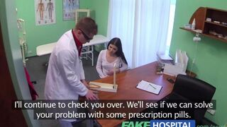 A perverted doctor examines his patient and fucks her in the hospital room