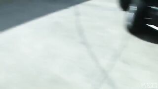 Blonde teen Blair Summers gets banged on the parking lot